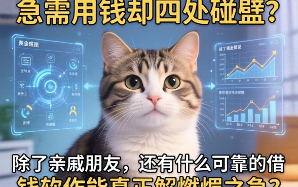 急需用钱却四处碰壁？除了亲戚朋友，还有什么可靠的借钱软件能真正解燃眉之急？
