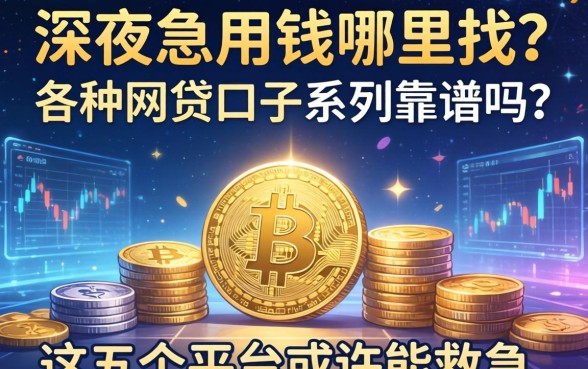深夜急用钱哪里找？各种网贷口子系列靠谱吗？这五个平台或许能救急