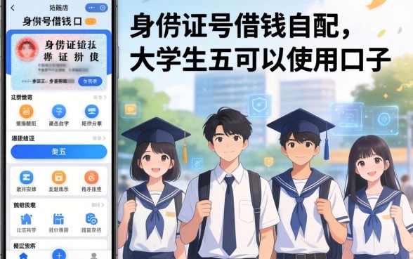身份证号借钱app，细致阐述五个大学生可以使用的口子