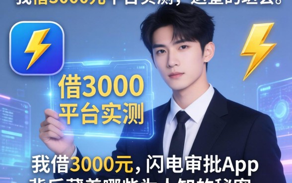 我借3000元的平台实测，闪电审批app背后藏着哪些不为人知的秘密