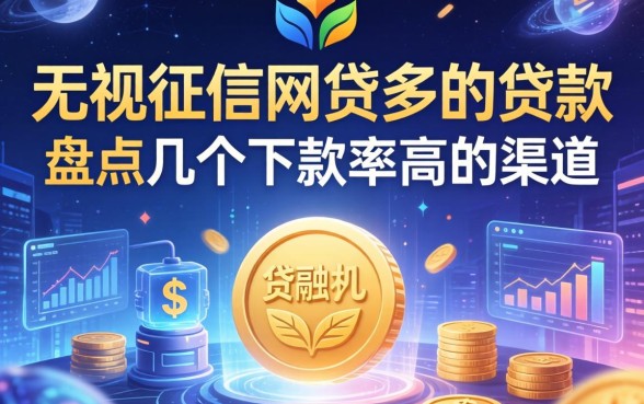 无视征信网贷多的贷款：盘点几个下款率高的渠道