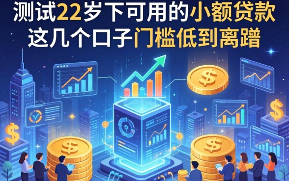 实测22岁以下可以用的小额贷款，这几个口子门槛低到离谱