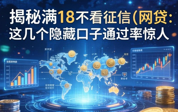 揭秘满18不看征信的网贷：这几个隐藏口子通过率惊人