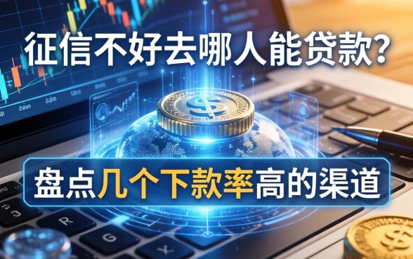 征信不好去哪里能贷款？盘点几个下款率高的渠道