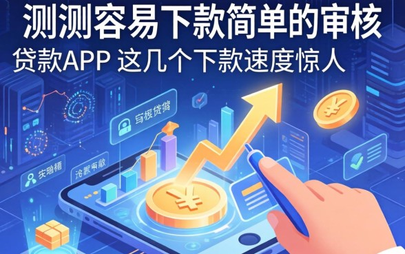 实测容易下款审核简单的贷款app，这几个下款速度惊人
