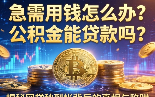 急需用钱怎么办？公积金能贷款吗？揭秘网贷秒到帐背后的真相与陷阱