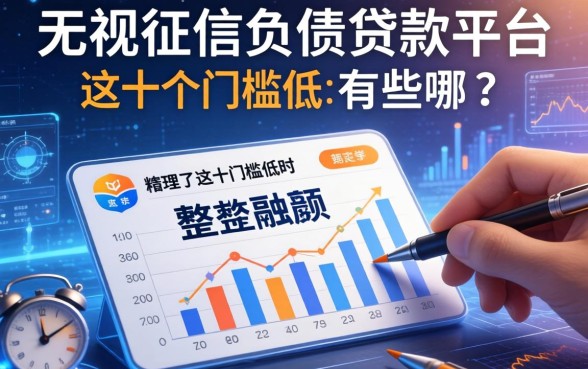 无视征信负债的贷款平台有哪些？整理了这十个门槛低的