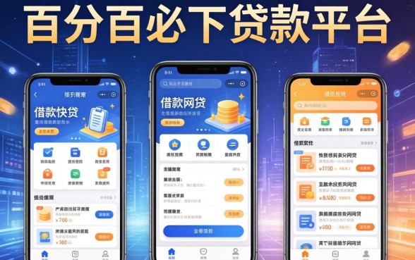 百分百必下贷款平台，详尽说明5个借款快的网贷软件