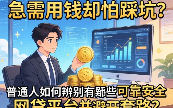 急需用钱却怕踩坑？普通人如何辨别有哪些可靠安全的网贷平台并避开套路？
