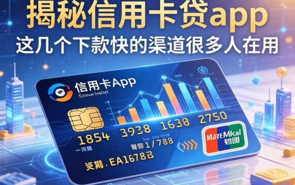 揭秘信用卡贷app：这几个下款快的渠道很多人都在用