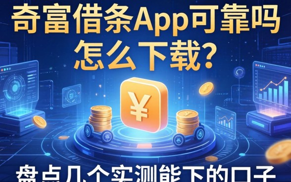 奇富借条app可靠吗怎么下载？盘点几个实测能下的口子