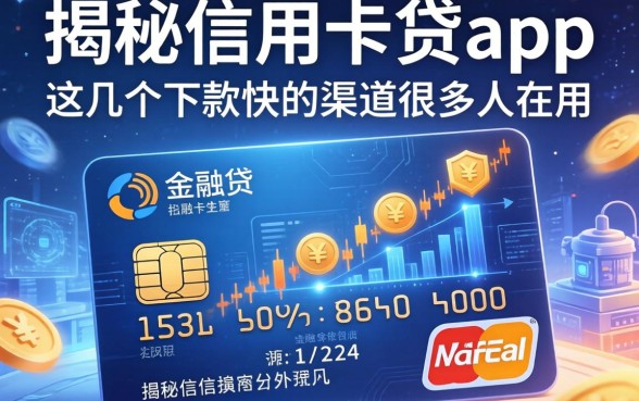 揭秘信用卡贷app：这几个下款快的渠道很多人都在用