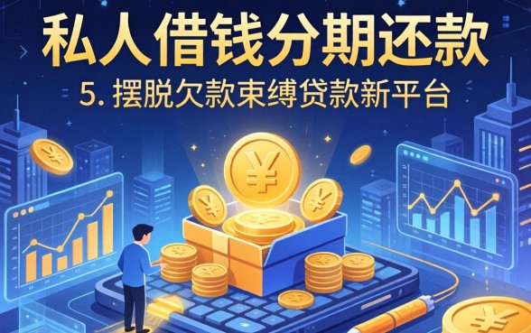 私人借钱分期还款，归纳5个摆脱欠款束缚贷款新平台