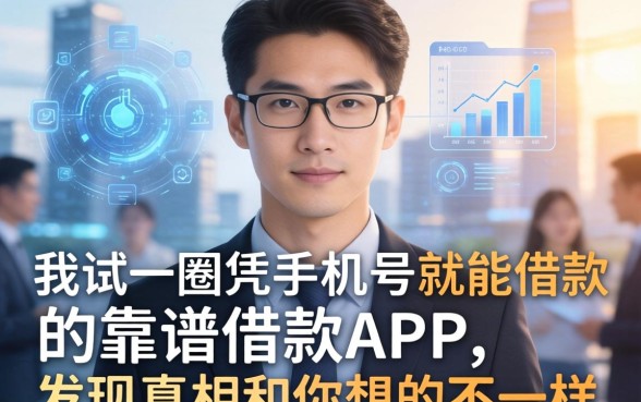 我试了一圈凭手机号就能借款的靠谱借款app，发现真相和你想的不一样