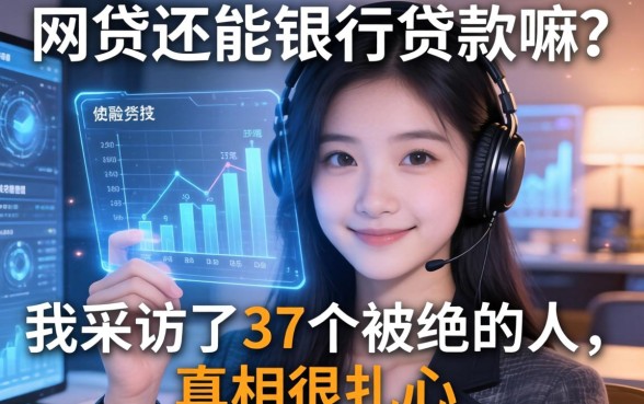 网贷还能银行贷款嘛？我采访了37个被拒的人，真相很扎心