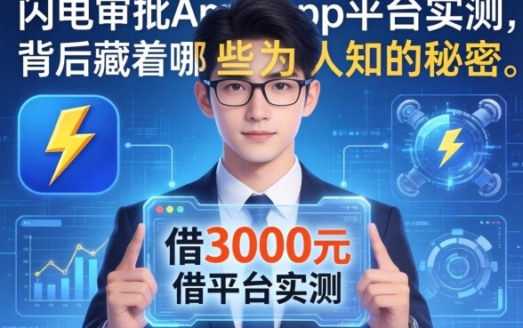 我借3000元的平台实测，闪电审批app背后藏着哪些不为人知的秘密