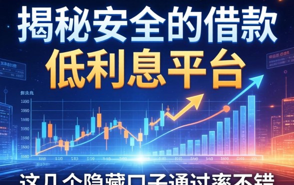 揭秘安全的借款低利息平台，这几个隐藏口子通过率不错