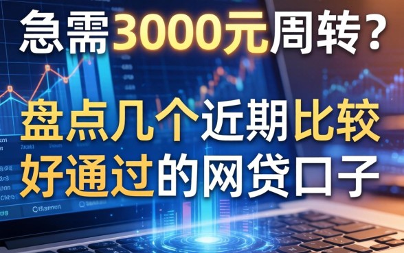 急需3000元周转？盘点几个近期比较好通过的网贷口子