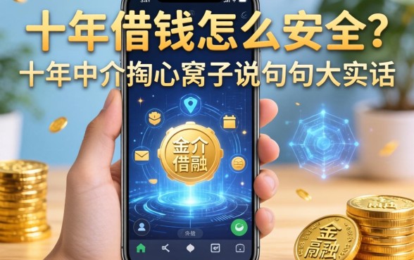手机借钱怎么安全？十年中介掏心窝子说几句大实话