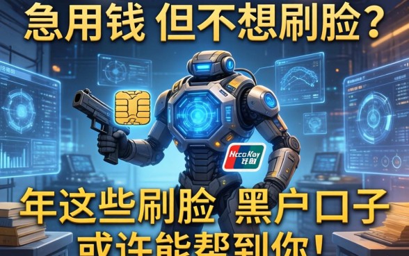 急用钱但不想刷脸？2026年这些不刷脸的黑户口子或许能帮到你！