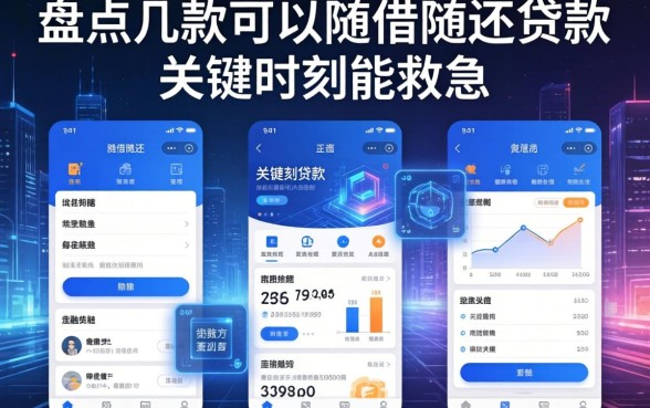 盘点几款可以随借随还的贷款，关键时刻能救急
