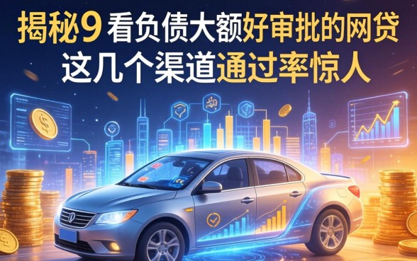 揭秘不看负债大额好审批的网贷，这几个渠道通过率惊人