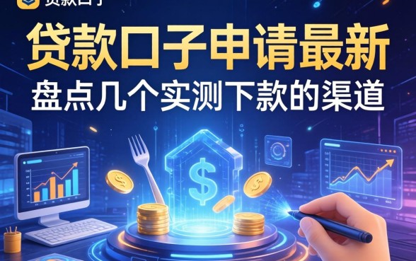 贷款口子申请最新：盘点几个实测下款的渠道