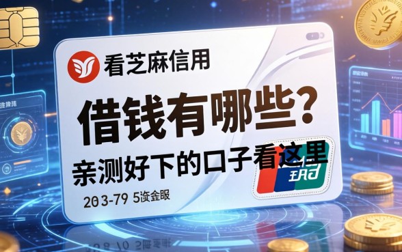 类似于看芝麻信用的借钱有哪些？亲测好下的口子看这里