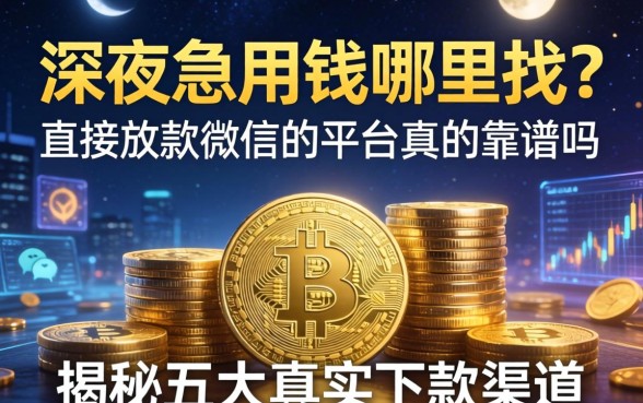 深夜急用钱哪里找？直接放款微信的平台真的靠谱吗？揭秘五大真实下款渠道