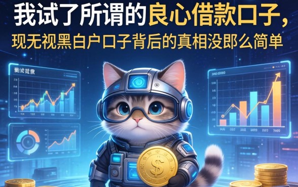 我试了所谓的良心借款口子，发现无视黑白户口子背后的真相没那么简单