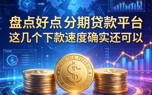 盘点好点的分期贷款平台，这几个下款速度确实还可以