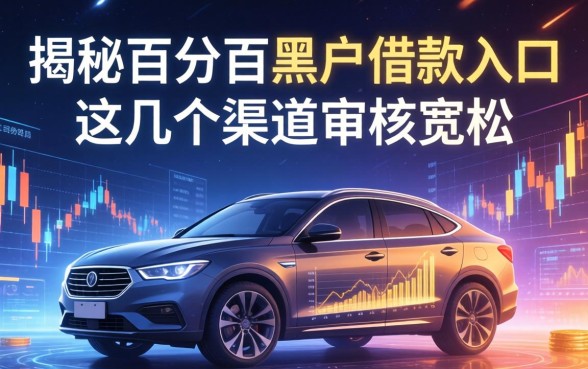 揭秘百分百黑户借款入口，这几个渠道审核宽松