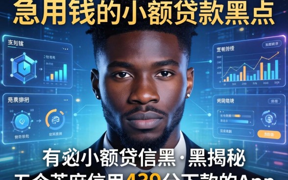 急用钱的小额贷款黑户，揭秘五个芝麻信用439分下款的app