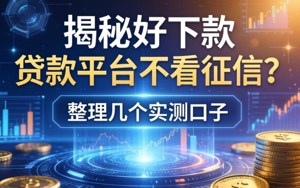 揭秘好下款的贷款平台不看征信吗，整理几个实测口子