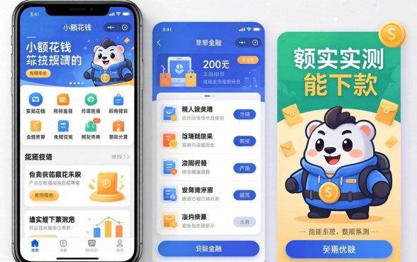 类似小额花钱的软件有哪些？整理几个实测能下款的