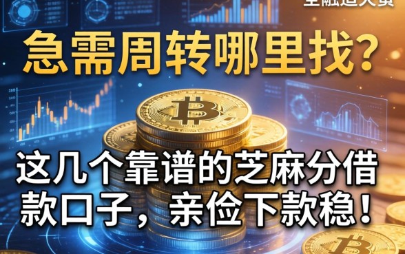 急需周转哪里找？这几个靠谱的芝麻分借款口子，亲测下款稳！