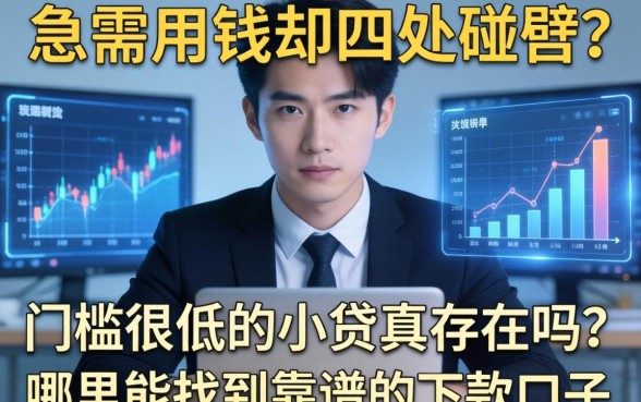 急需用钱却四处碰壁？2026门槛很低的小贷真的存在吗？哪里能找到靠谱的下款口子？