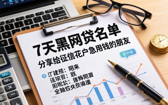 整理了一份7天黑网贷名单，分享给征信花户急用钱的朋友