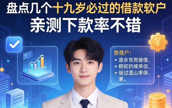 盘点几个十九岁必过的借款软件，亲测下款率不错