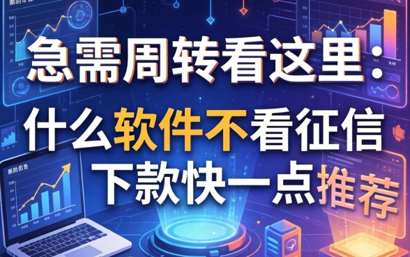 急需周转看这里：什么软件不看征信下款快一点推荐