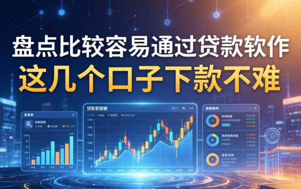 盘点比较容易通过的贷款软件，这几个口子下款不难