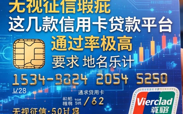 无视征信瑕疵，这几款信用卡贷款平台通过率极高