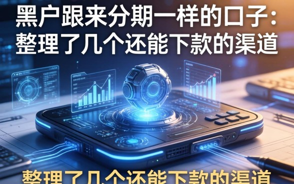 黑户跟来分期一样的口子：整理了几个还能下款的渠道