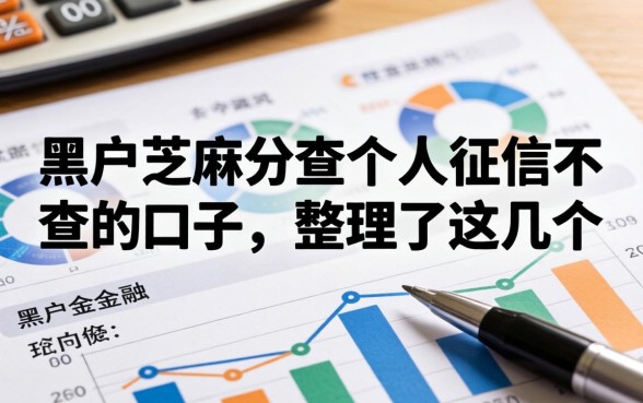 黑户芝麻分查个人征信不查的口子，整理了这几个