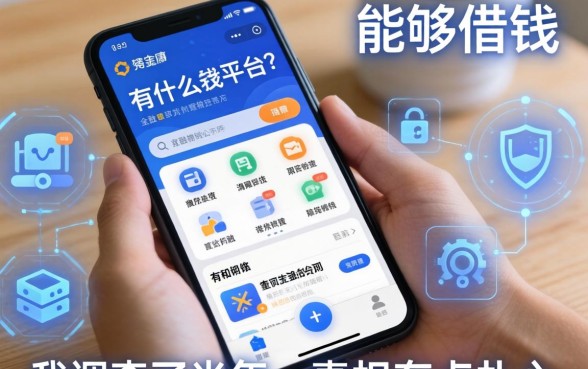 手机上有什么能够借钱的平台？我调查了半年，真相有点扎心