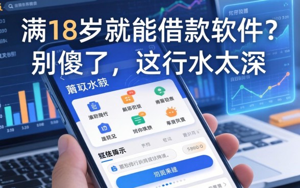 满18岁就能借款的软件？别傻了，这行水太深
