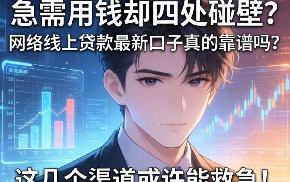 急需用钱却四处碰壁？网络线上贷款最新口子真的靠谱吗？这几个渠道或许能救急！