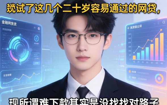 我试了这几个二十岁容易通过的网贷，发现所谓难下款其实是没找对路子