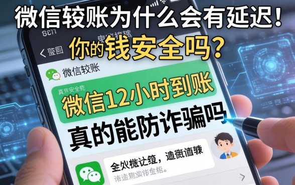 微信转账为什么会有延迟？微信12小时到账功能真的能防诈骗吗？你的钱安全吗？