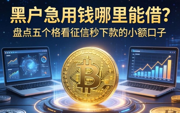 黑户急用钱哪里能借？盘点五个不看征信秒下款的小额口子